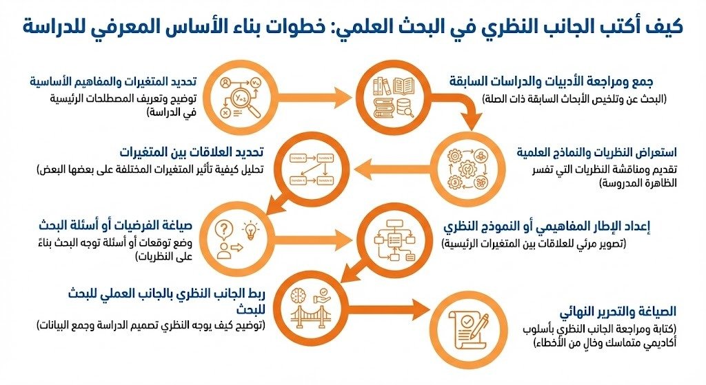 كيف أكتب الجانب النظري في البحث العلمي؟
